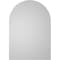 Ekena Millwork Round Top Surface Mount PVC Gable Vent w/ 2"W x 2"P Brickmould Sill Frame, 28"W x 40"H GVPRT28X4003SN - alternate 4
